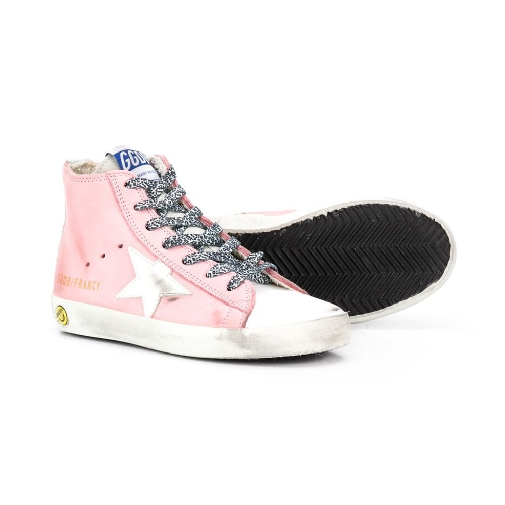NEW GOLDEN GOOSE Francy High Top Sneaker KIDS 32 - Picture 1 of 5